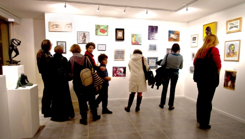 Vernissage à la galerie des AAB