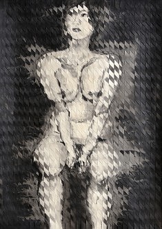 Nu évanescent - 2014 - Encre de chine - 70 x 50 cm Nu évanescent - 2014 - Encre de chine - 70 x 50 cm