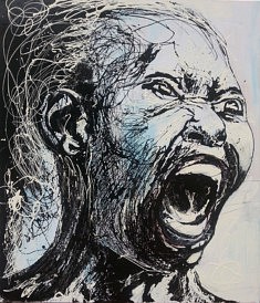 Francesco ROMANO : enamel sur toile - 2016