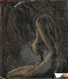 Francesco ROMANO : huile, bitume et résine sur toile - 2019