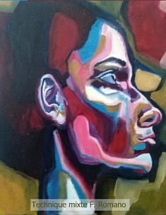 Francesco Romano : peinture technique mixte - 2018