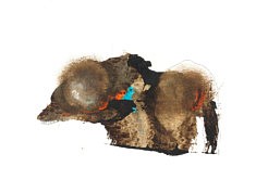 Le Prince des Rats - café et pastels sur papier - 32x24cm - 2020
