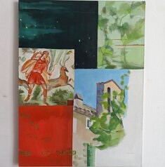 Série "Lascaux-Romaine", "Romain-nuit et jour", 80x60 cm, 2024