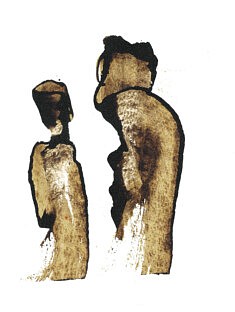 Bétharram - Café sur papier - 32x24cm - 2025