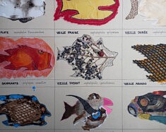 Classification des vieilles (extrait) - techniques mixtes sur carton alvéolaire - 80x120cm - 2025