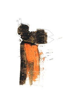 Le chamanisme est un humanisme - Café, pastel gras et feutre sur papier - 32x24cm - 2025