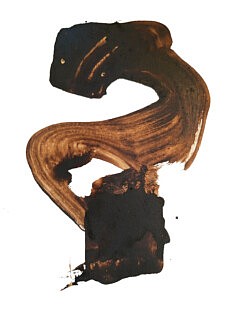 Le Serpent biblique - café sur papier - 21x30cm - 2026