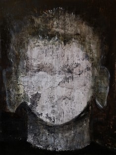 Jean-Pierre Lourdeau, No Name, huile, 130 x 97 cm