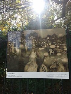Natures Partagées, exposition aux Buttes Chaumont, septembre 2021, photo Catherine Olivier