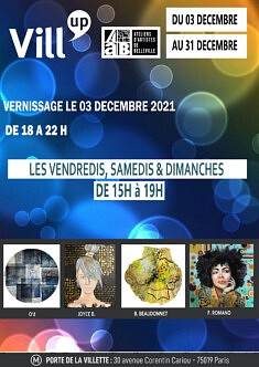 L'Expo Éphémère, affiche décembre 2021