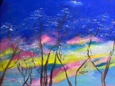 Angela BONAVITA, « les merveilles de la nature » - 2021 - Pastel et crayons, 16 x 24 cm