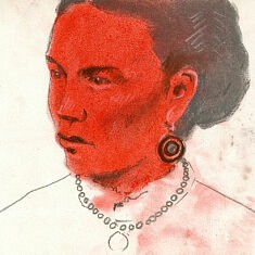 Louise Modestin, 2020, pastel sec, 19,6 x 19,6 cm
