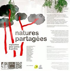 Exposition Natures Partagées, panneau introductif