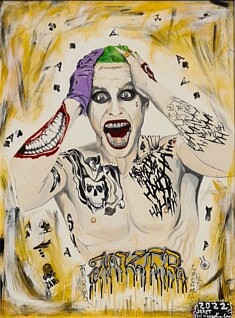 Cezar Lungu, This is crazy (Joker), 80 x 60 cm