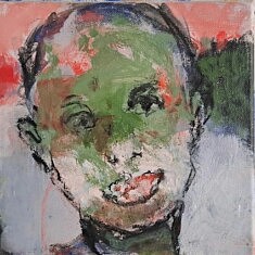 Philippe Tertrais, acrylique sur toile, 20 x 20 cm