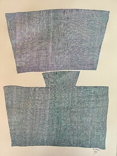 Jean Philippe Tarquiny, Par 19/04/23, stylo sur papier à grain 50 x 65 cm
