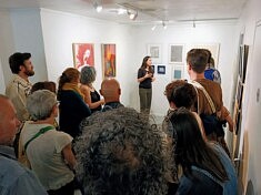 Présentation du travail d'Audrey Fourquet (photo LP)