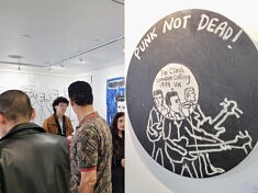Vue de l'exposition Tubes des Années 80