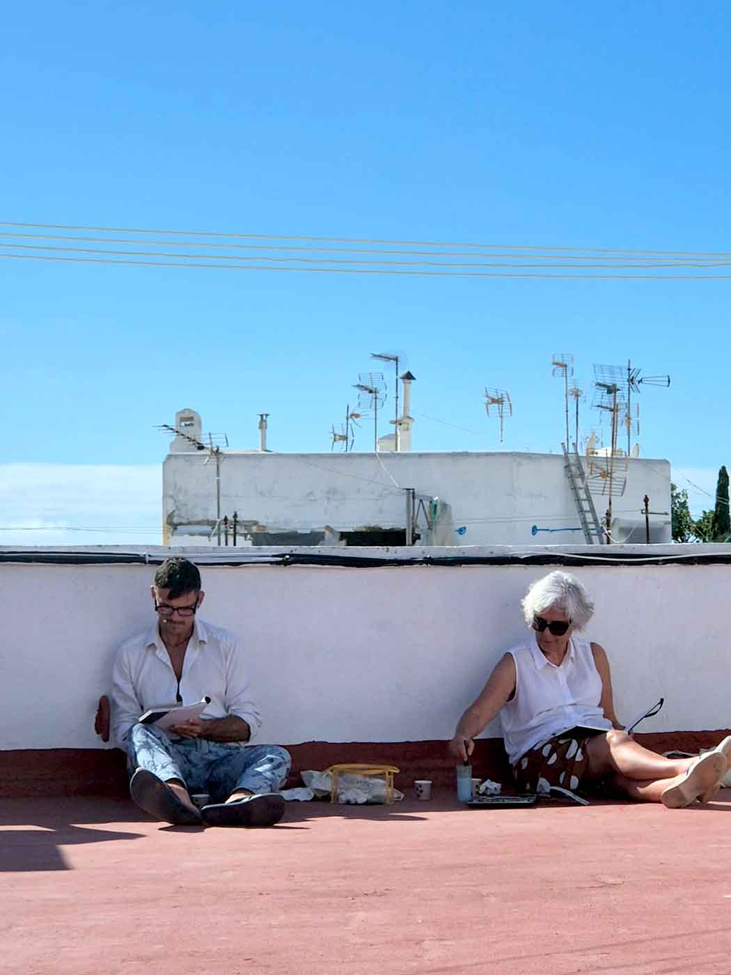 Franck Paglieri et Florence Boré , Cadix, peinture