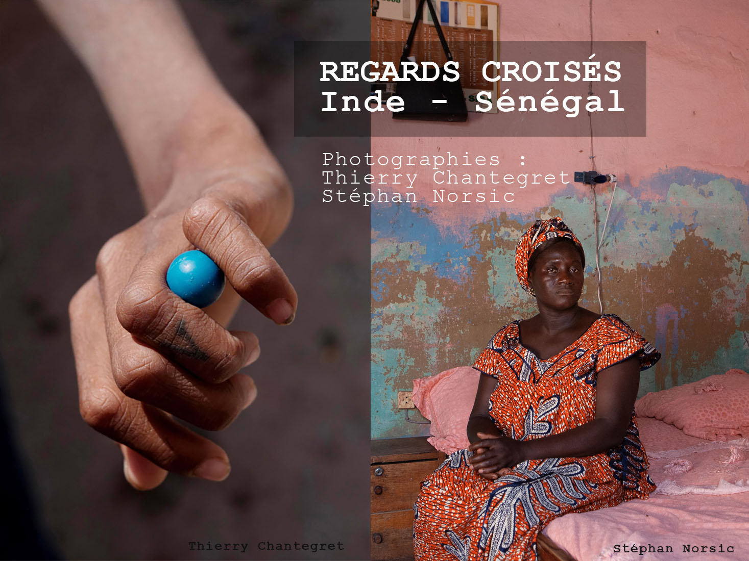 Visuel de l'exposition "Regards croisés" de Stéphan Norsic et Thierry Chantegret