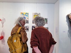 Vue de l'exposition Valises, photo Loïs Pommier