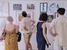 Vue de l'exposition Figures Libres (photo Loïs Pommier)