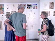 Vue de l'exposition Figures Libres (photo Loïs Pommier)