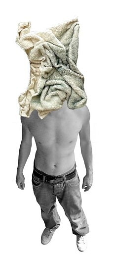 Annie Barel, Adoption, impression numérique, 100 x 50 cm