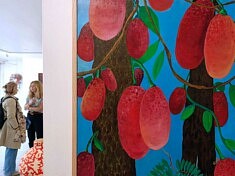 Vue de l'exposition, œuvre de Véronique Comte, photo Loïs Pommier