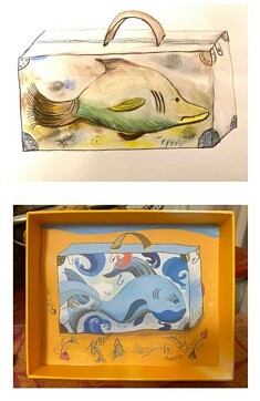 Jean Ballon, Glou, 2026,  dessins, 20 x 30 cm