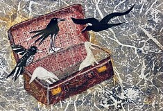 Nicole Pavlowsky, Au cas où, 2026, encres acryliques, 12 x 17 cm