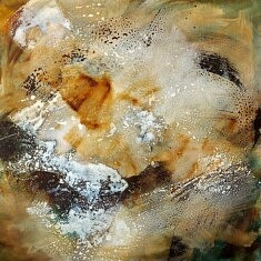 Richard Rudat, Sans titre, 2025, huile sur toile, 80 x 80 cm