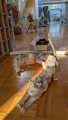 Sculpture de Tamami Ichimura à l'Ōtawara Institute of Art Cultural Studies, photo Catherine Olivier