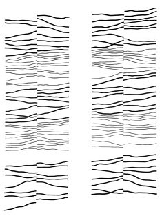 Sophie Lannier, Flu, feutre noir sur papier, 42 x 29,7 cm