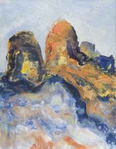 Philippe TERTRAIS,  Paysage Acrylique sur toile 146 x 114 cm