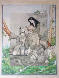 Behrad Houshyari, A color in love, aquarelle & gouache, 50X60 cm