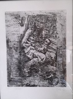 Laurent Bergstrasser, Babylone, eaux fortes, aquatintes sur zinc, 20 x 30 cm