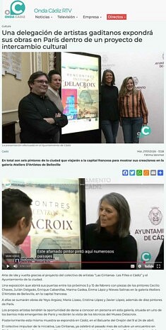 OndaCadiz.es, 2026, Article sur les Rencontres Delacroix