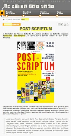 La ville des gens, 2012