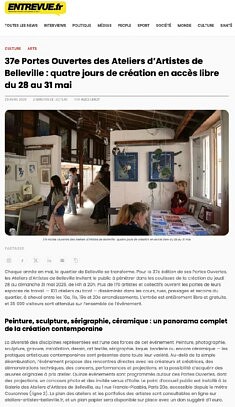 Entrevue.fr, mai 2026