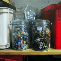 Billes et boutons - 50x50 cm - 2025