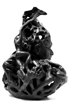 Coryphée d'un monde désenchanté (dos), 2005, bronze, H : 57 cm