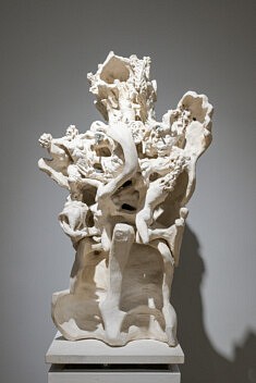 Le dernier des ornithanthropes (dos), 2007, H : 110 cm