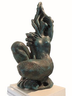 Orgue de la vie, 2013, h : 28 cm Terre cuite patinée