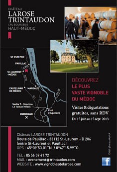 Exposition personnelle
06 - 07 Avril 2019
Château Larose Trintaudon
Saint-Laurent-Médoc, France