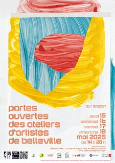 PORTES OUVERTES DES ATELIERS D’ARTISTES DE BELLEVILLE
36e édition
Emplacement N°20
23 Rue Ramponeau, 75020 Paris.