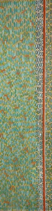 Lisière ligne orange II (110 x 30)