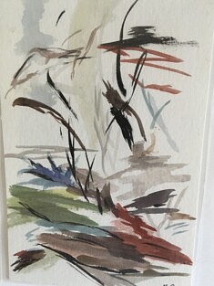Abstrait aquarelle