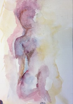Nu aquarelle