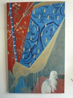 2017, "A mon seul désir, le petit chien" 116x73cm
